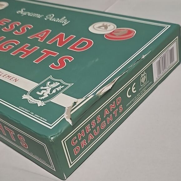 Chess And Draughts Vintage British Gentleman Board Game Mancave MCM - Picture 6 of 8